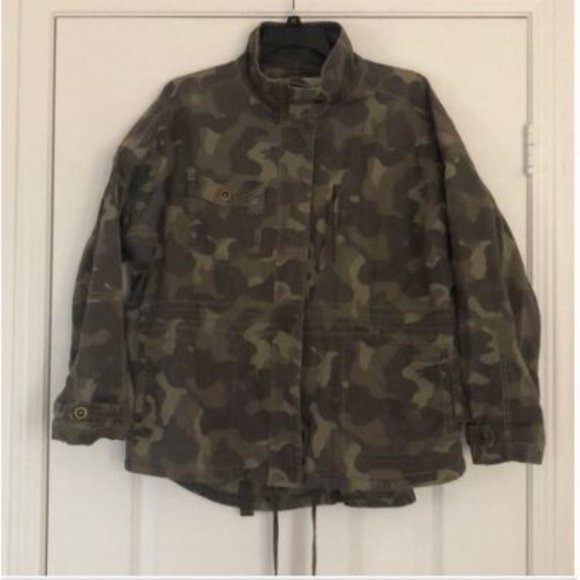 Anthropologie Camo Anorak-Style Jacket - Picture 3 of 12